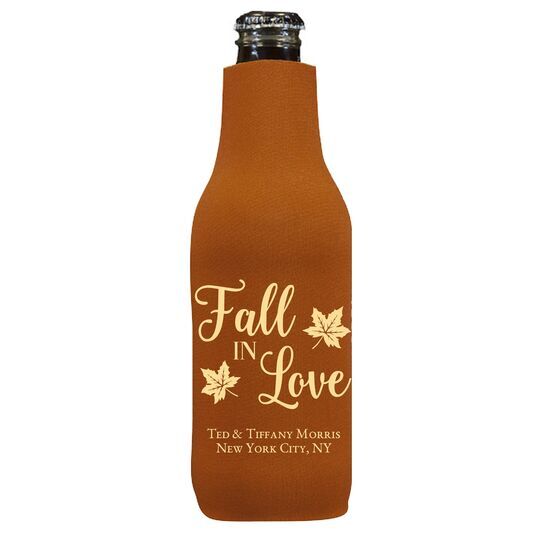 Big Autumn Fall In Love Bottle Huggers